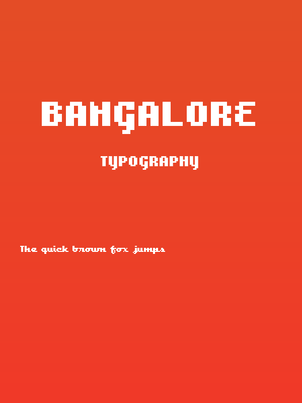 Bangalore Poster