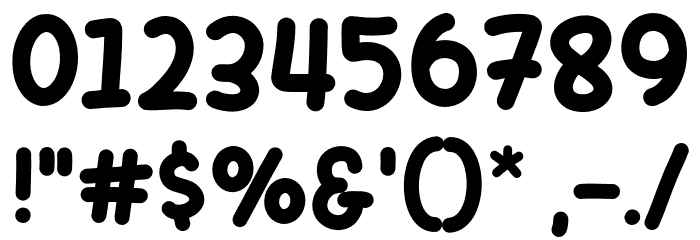 Bangdodo Font OTHER CHARS
