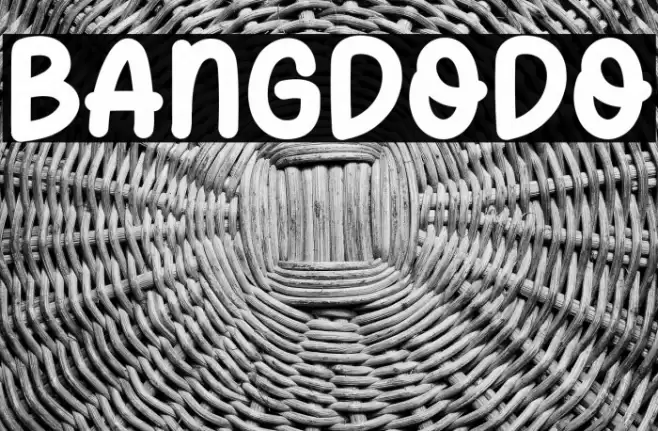 Bangdodo Font examples