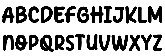 Bangdodo Font LOWERCASE