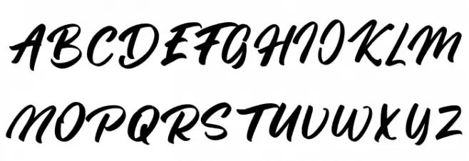 Bangela Font Litere mari