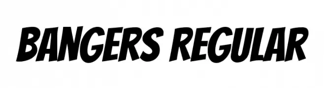 Bangers Regular  Free Fonts Download