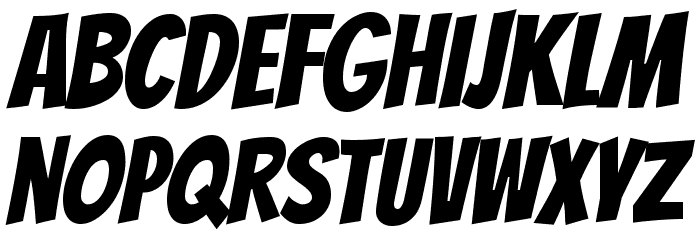 Bangers Font LOWERCASE