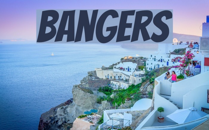 Bangers Font examples