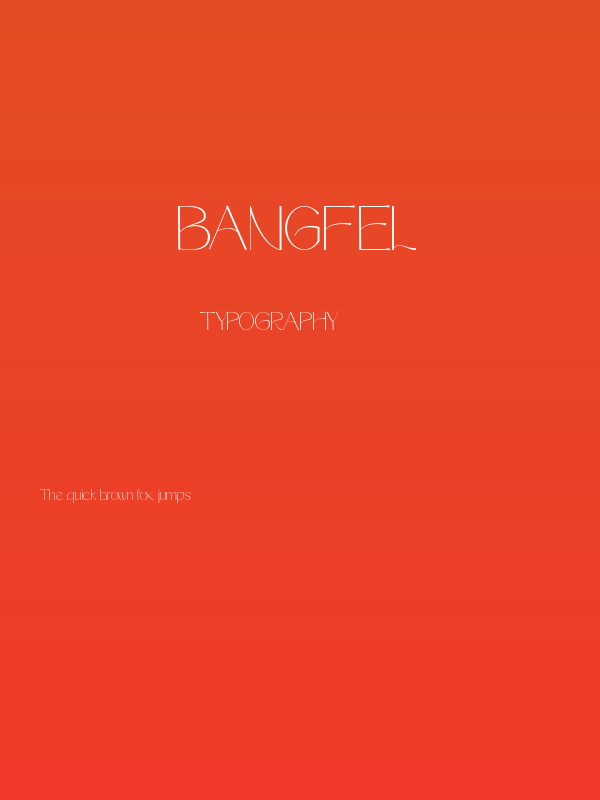 Bangfel Poster