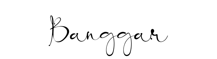 Banggar  免费字体下载