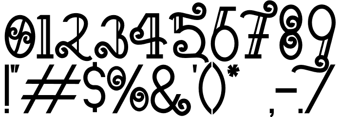 Bangilan Font OTHER CHARS
