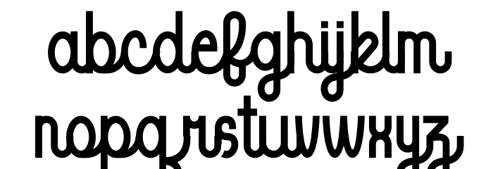 Bangilan Font LOWERCASE