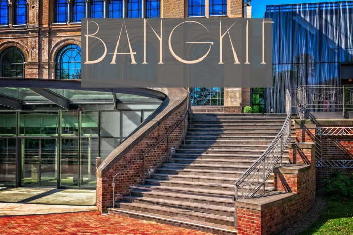 Bangkit Font examples