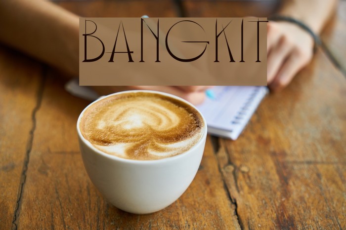 Bangkit Font examples