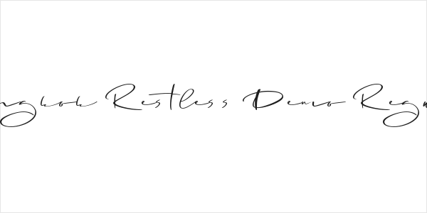Bangkok Restless Demo Regular Logo