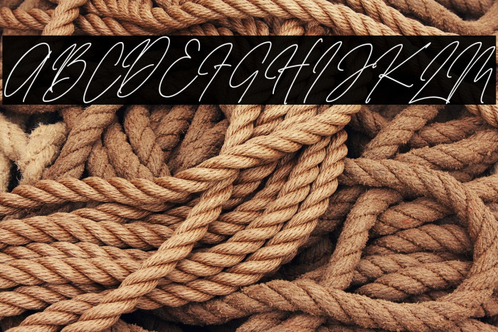 Bangli Kintamani Monoline Slant Italic Example 3