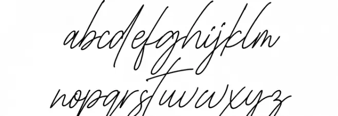 Bangli Kintamani Monoline Slant Italic Caratteri MINUSCOLO