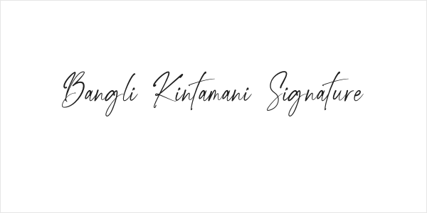 Bangli Kintamani Signature Logo