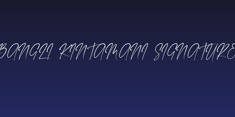 Bangli Kintamani Signature Social Header