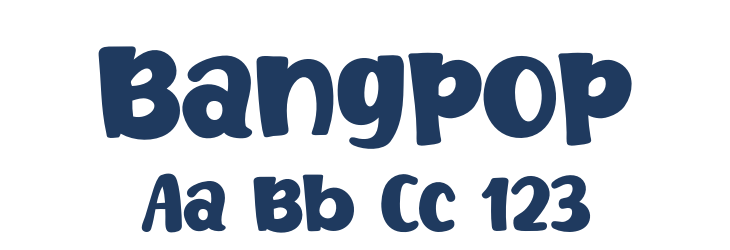 Bangpop Font Preview