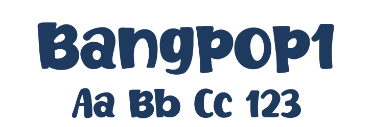 Bangpop1 Font Preview