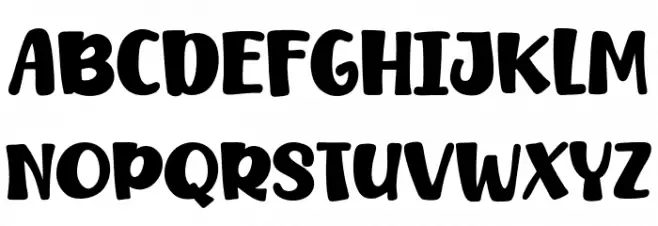 Bangpop フォント 大文字