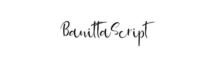 Banitta Script  font caratteri gratis