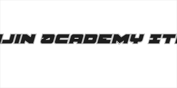 Banjin Academy Italic Logo