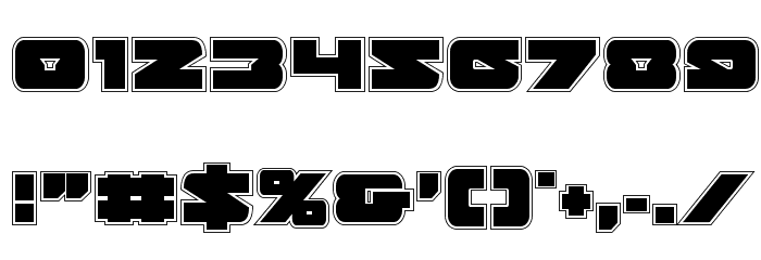 Banjin Academy Font OTHER CHARS