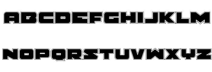 Banjin Academy Font LOWERCASE