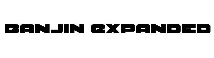 Banjin Expanded  免费字体下载