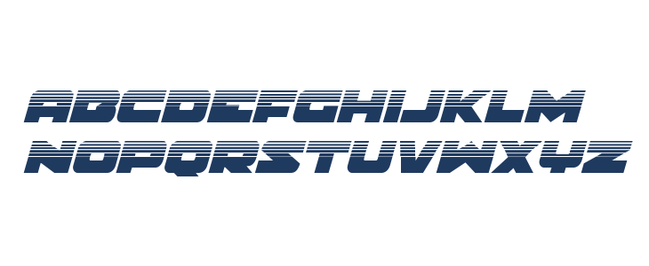 Banjin Halftone Italic Lowercase