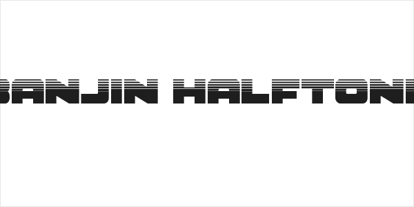 Banjin Halftone Logo