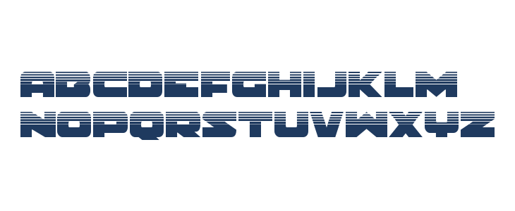 Banjin Halftone Lowercase