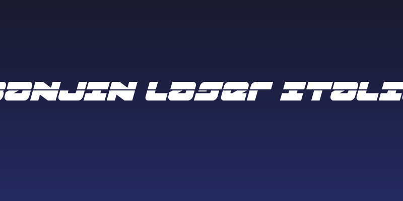 Banjin Laser Italic Social Header