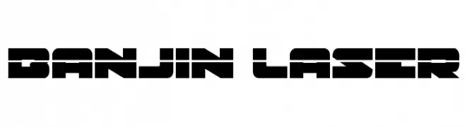 Banjin Laser  Descarca Fonturi Gratis