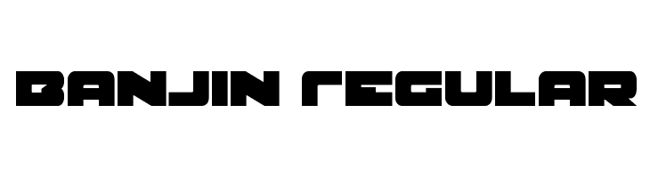 Banjin Regular  免费字体下载
