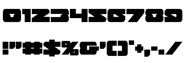 Banjin Regular Font OTHER CHARS