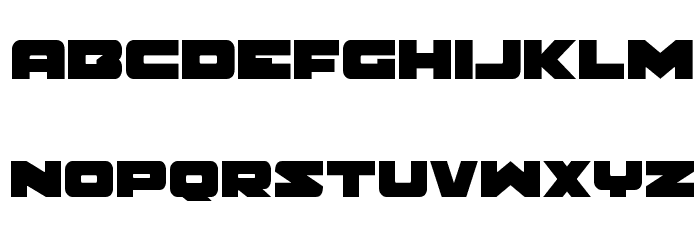 Banjin Regular Font LOWERCASE