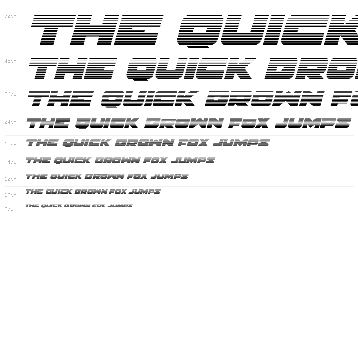 Banjin Scanlines Italic Waterfall