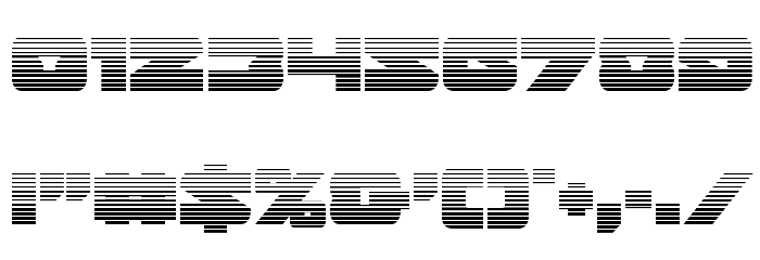 Banjin Scanlines Font OTHER CHARS
