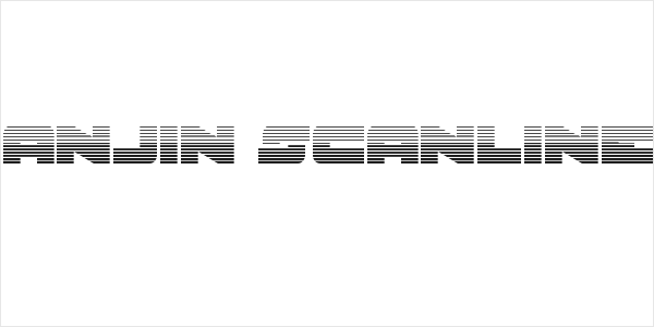 Banjin Scanlines Logo