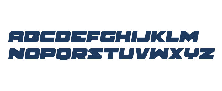 Banjin Semi-Italic Lowercase