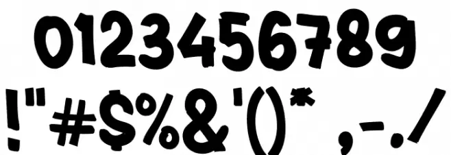 Banjir Hadiah Font OTHER CHARS