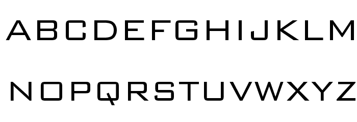 Bank Gothic Light BT Font UPPERCASE