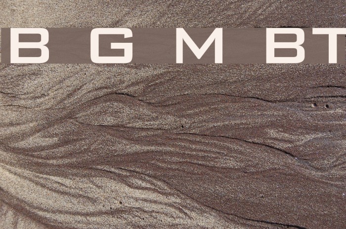 Bank Gothic Medium BT Example 1