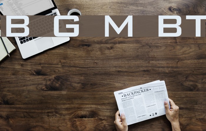 Bank Gothic Medium BT Example 3