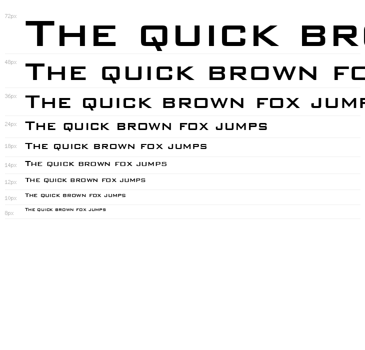 Bank Gothic Medium BT Waterfall