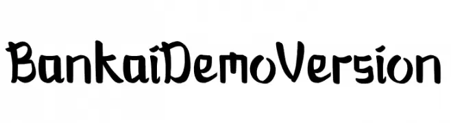 Bankai Demo Version  baixar fontes gratis