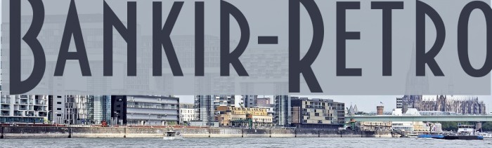 Bankir-Retro Font examples