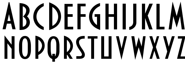 Bankir-Retro Font LOWERCASE