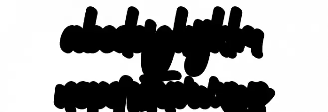Bankitte Extrude Personal Use Schriftart Kleinbuchstaben