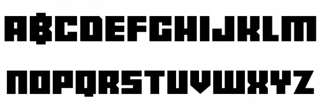 Bankjob Schriftart Groß
