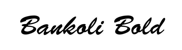 Bankoli Bold Font